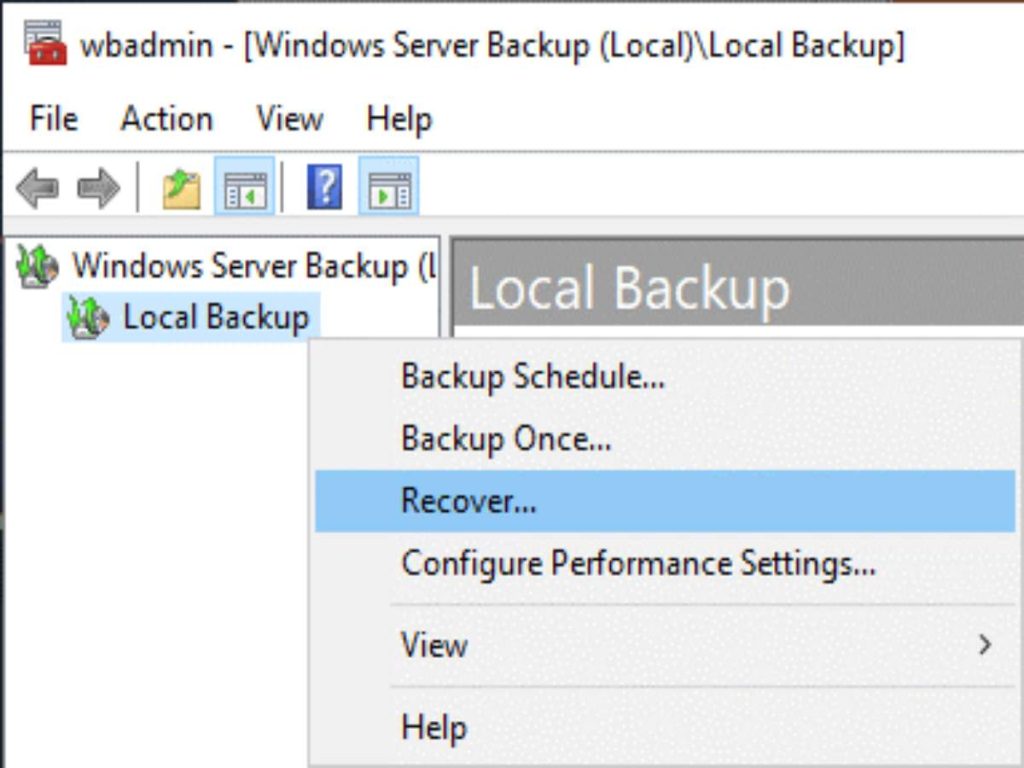 Database from Backup (1)