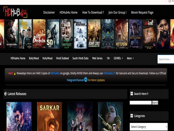 Hdhub4u 2025 – Download Bollywood, Hollywood HD Movies For Free