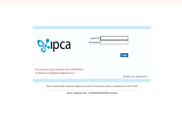 www.ipcainterface.com Login: IPCA Interface Login Guide