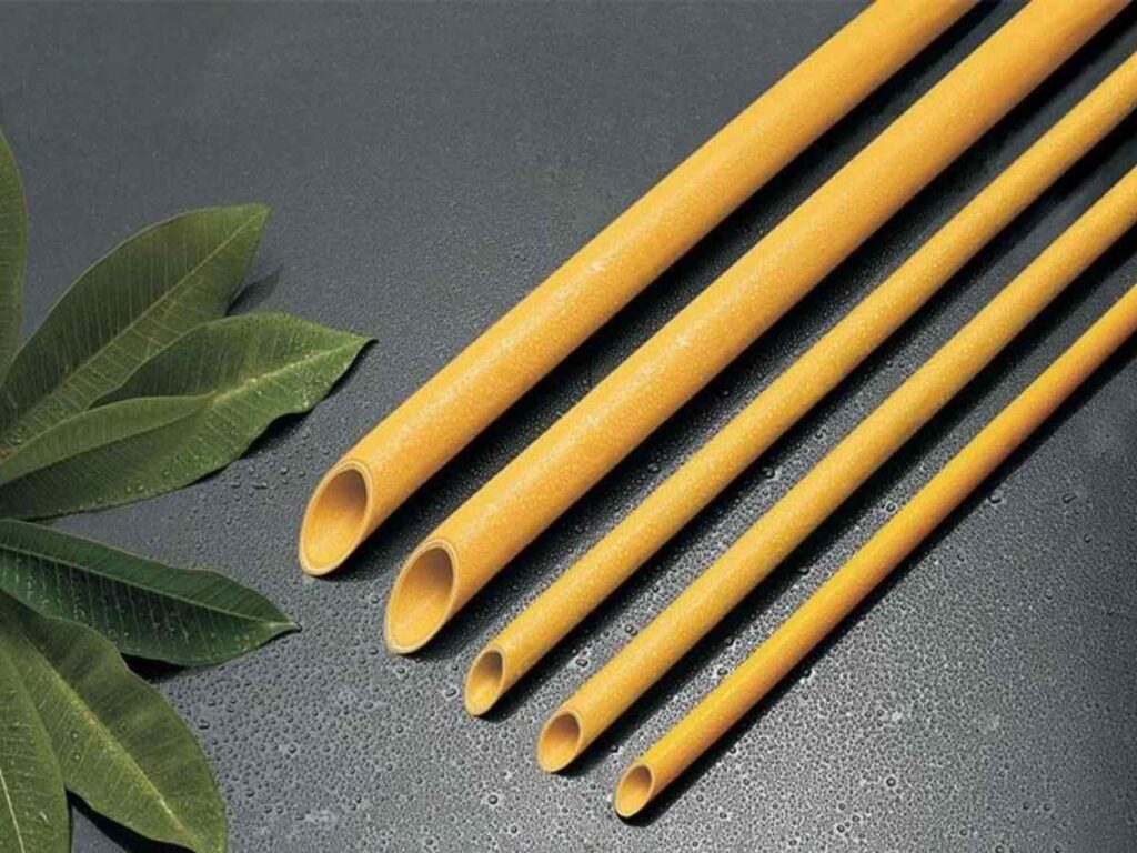 Yellow Underground Gas Pipes